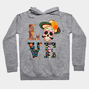 Day of the death - Love halloween Hoodie